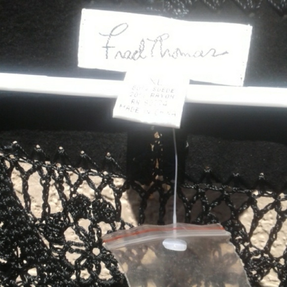 NWOT LEATHER SUEDE BEST - Picture 2 of 5